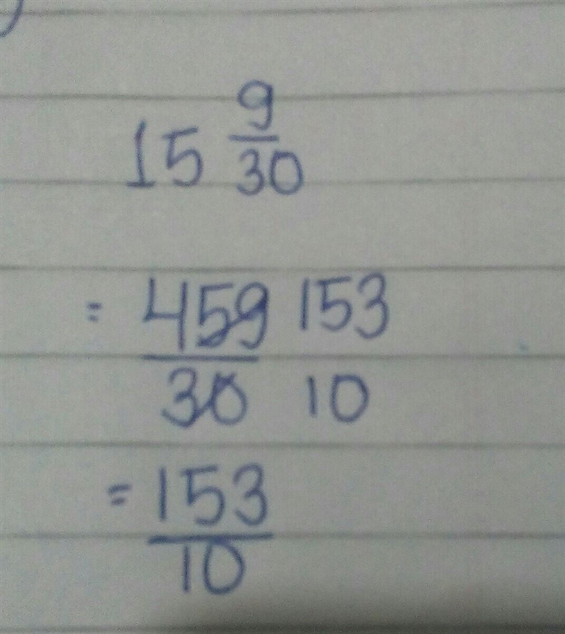 What is 15 9/30 in simplest form-example-1