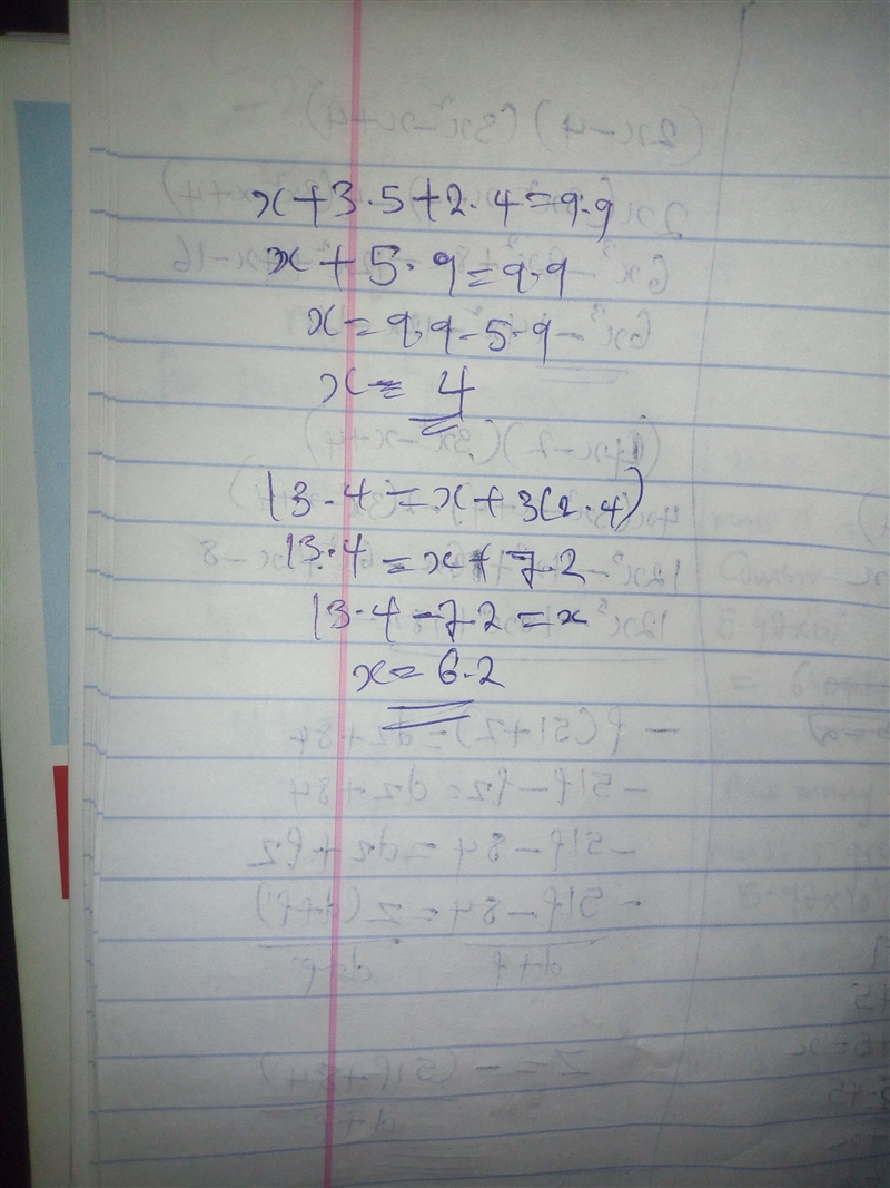 Solve each equation using required form and then show a check-step. 44 = x + 15 7.9 = x-example-2