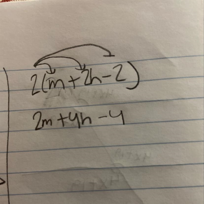 2(m + 2h - 2) = Calling all helpers for this question lol?-example-1