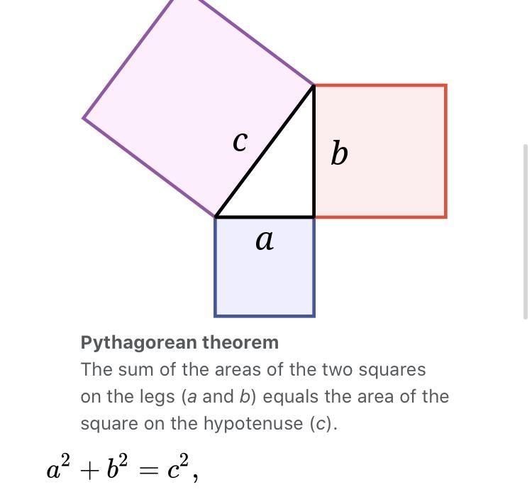 What is Pythagorean Theorem?-example-1