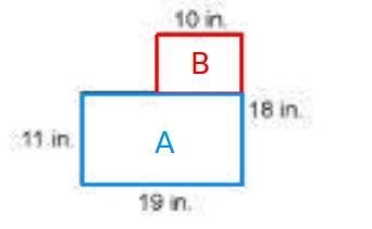 Suppose you are covering your desk (shape below) with paper and want to know how many-example-1