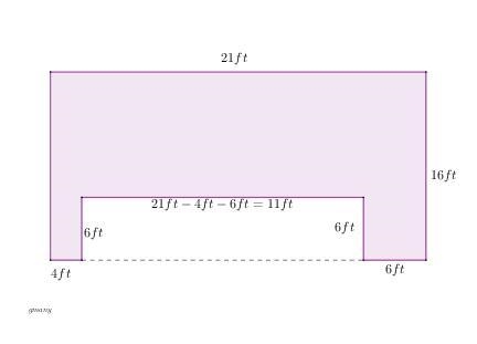 Can someone please help me find the area of this polygon, thank you!-example-2