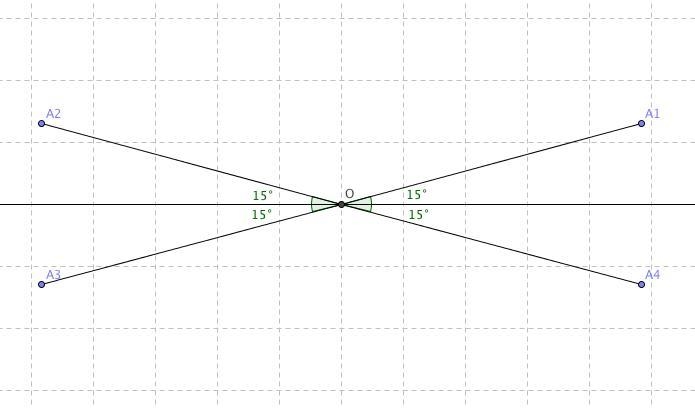 How do I find the four angles in different quadrants with the given reference angle-example-1