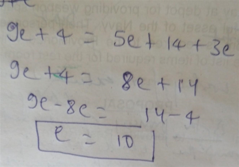 9e+4=−5e+14+13e What does E equal?-example-1