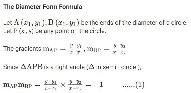 Find the equation of circle in diameter form-example-1