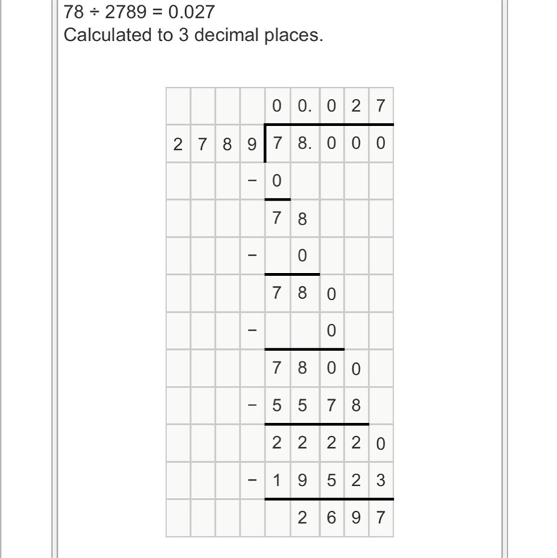 78 divided by 2789 how would I do this in long division form-example-1