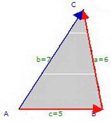 The distance from town A to town B is five milesC is six miles from BWhich of the-example-3