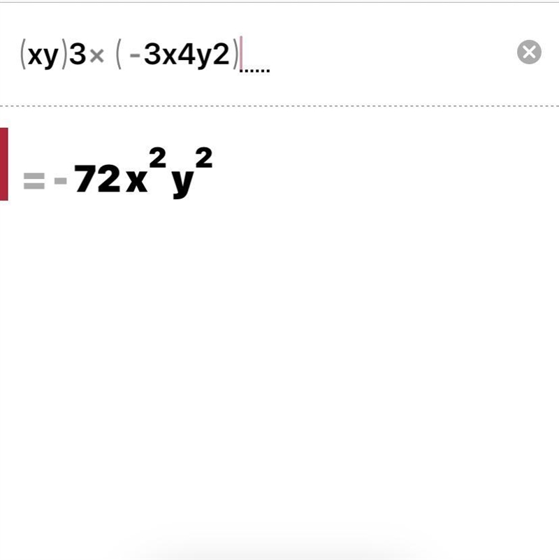 Simplify the expression. helppp me plz do it right (xy)3·(–3x4y2)-example-1