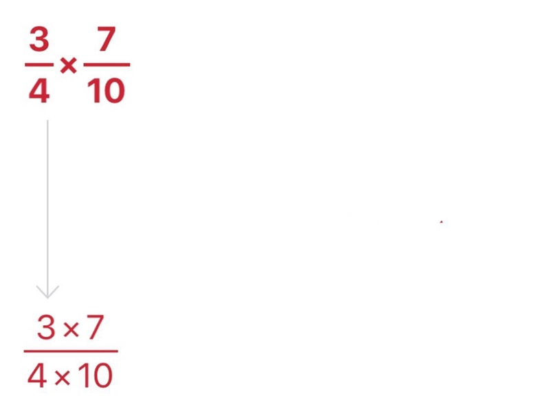 Is 3/4 multiplied by 7/10 less than 3/4?-example-1