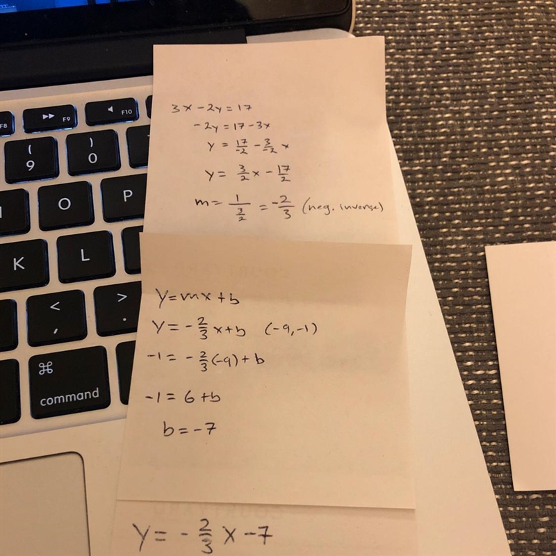 Find the equation in slope-intercept form for the line that passes through the point-example-1