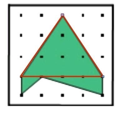 Find the area of the shaded polygons:-example-1