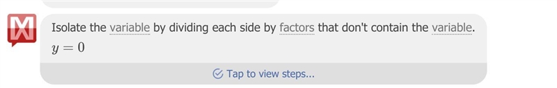 Name the property that justifies the statement. 10y2-0=0-example-1