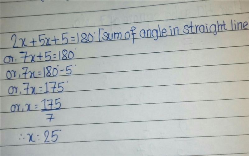 Find the value of x (2x) (5x +15)-example-1