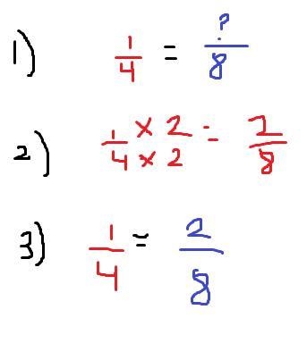 How are 4 fourths and 8 eighths alike ? Both the equal?-example-1