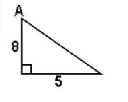 Find the measure of angle A. 1 32 58-example-1