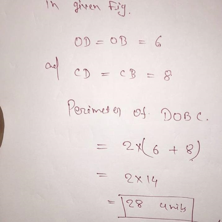 HELPPPPP IM DUMB What is the perimeter of quadrilateral DOBC? 14 units 16 units 22 units-example-1