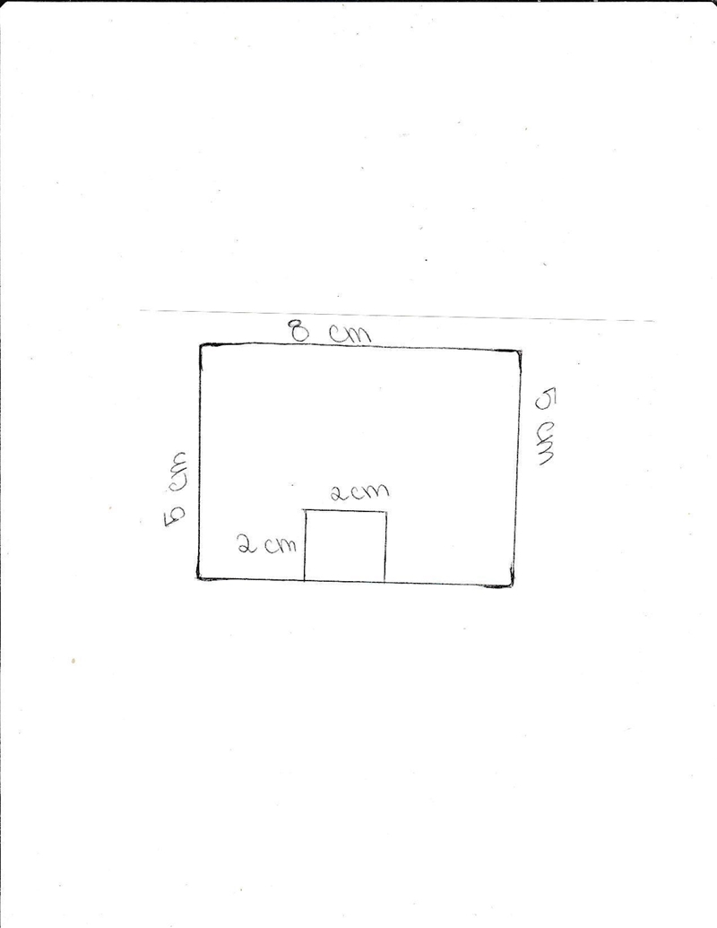 Question 1 Here is the base of a prism. a. If the height of the prism is 5 cm, what-example-1