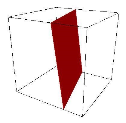 The base of a cube is parallel to the horizon. If the cube is cut by a plane to form-example-1