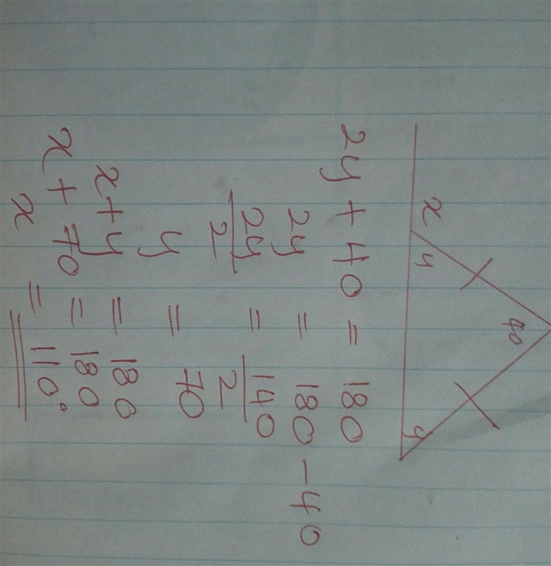 QUESTION 7 Find the value of x.-example-1