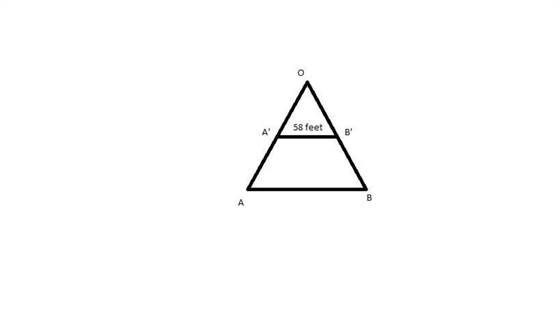 A building has the shape of a pyramid within a square base. The mid segment parallel-example-1