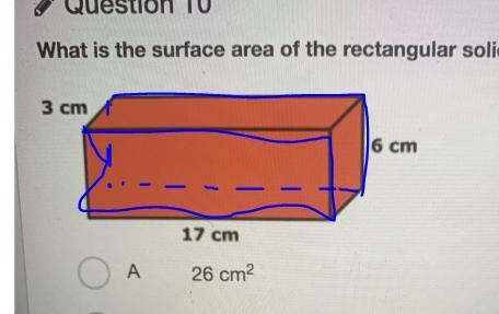 What is the surface area of the rectangular solid shown below?-example-1