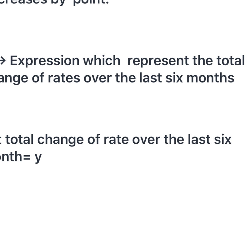 Interest rates have dropped steadily over the last six months. Each month they have-example-1