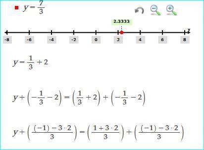 Solve the system by graphing x+y=-2 y=1/3 + 2-example-2