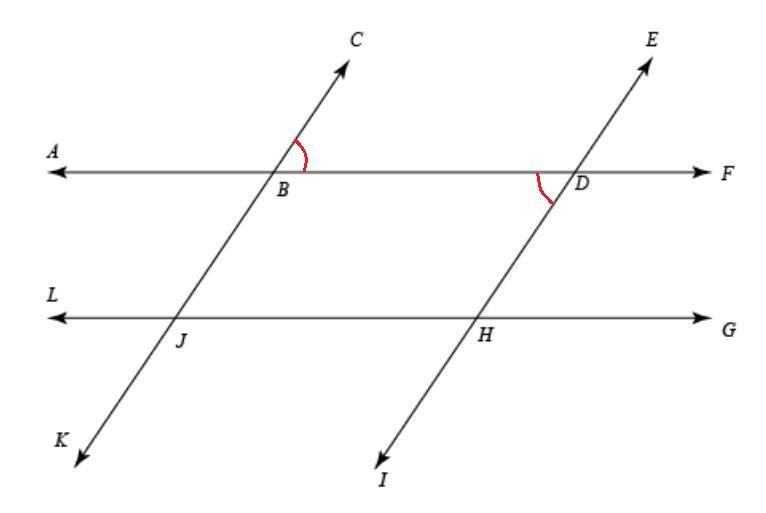 A busy, two-lane split highway crosses another busy split highway. The northbound-example-1