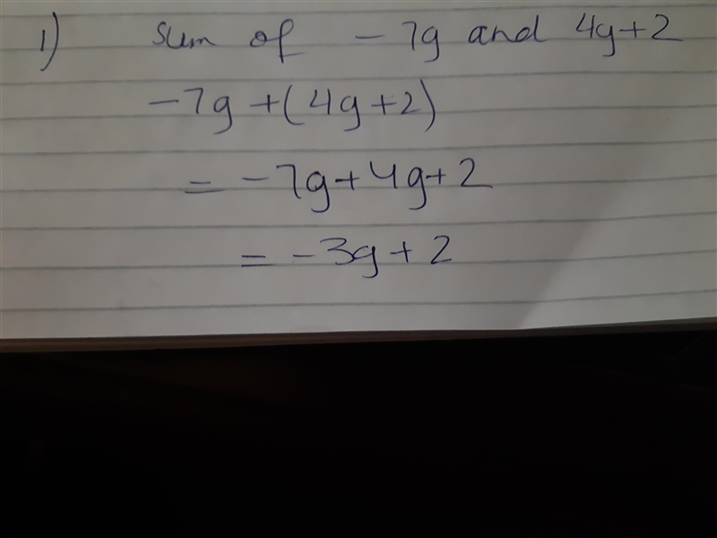 A. Write an expression based on the given statement b. Simplify the expression you-example-1