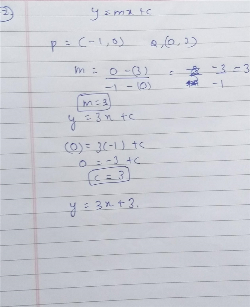 AYUDA PORFAVOR!!!! Tienes que obtener la ecuación de la recta a partir de los datos-example-2