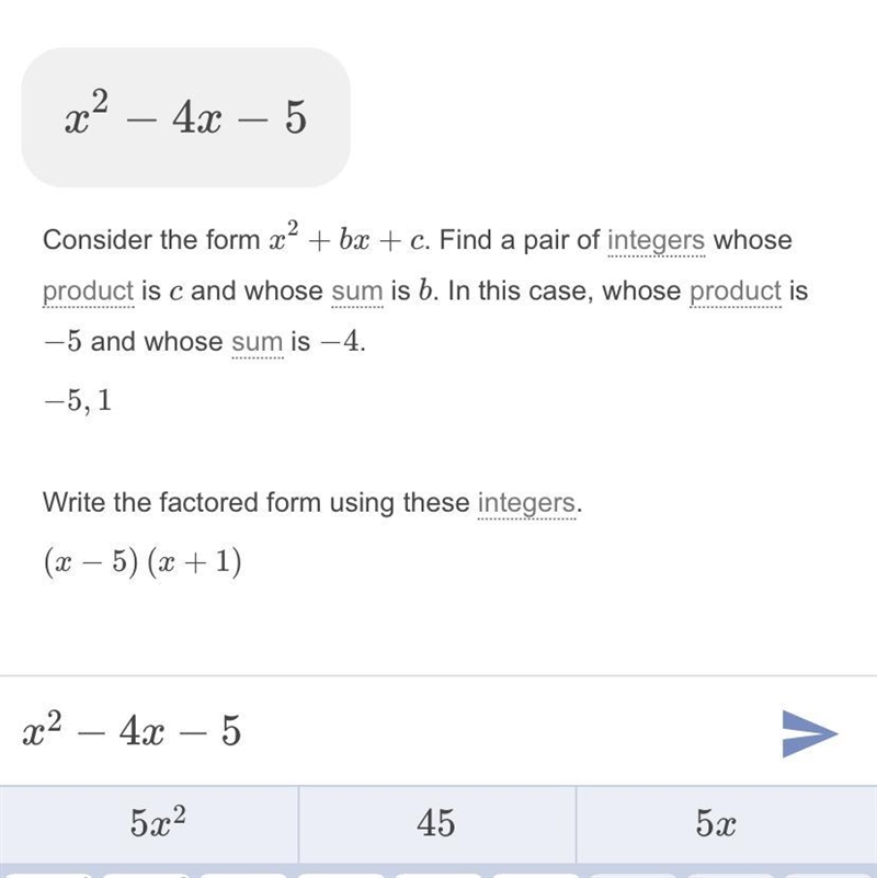 Solve the system of equations: y = 2x – 3 y = x2 – 2x – 8-example-1