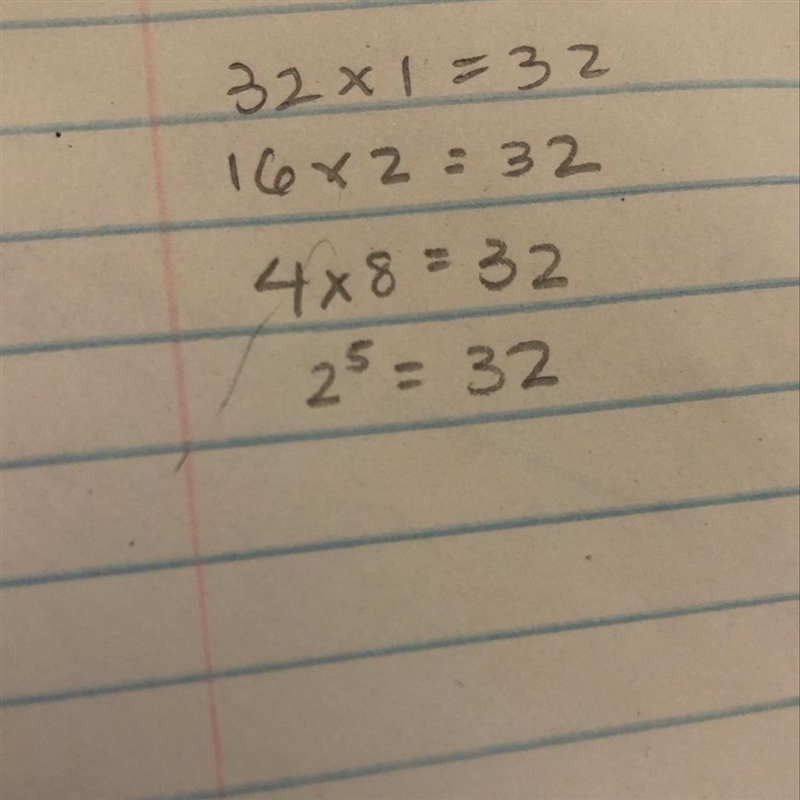 All the multiplication facts that have a product of 32-example-1