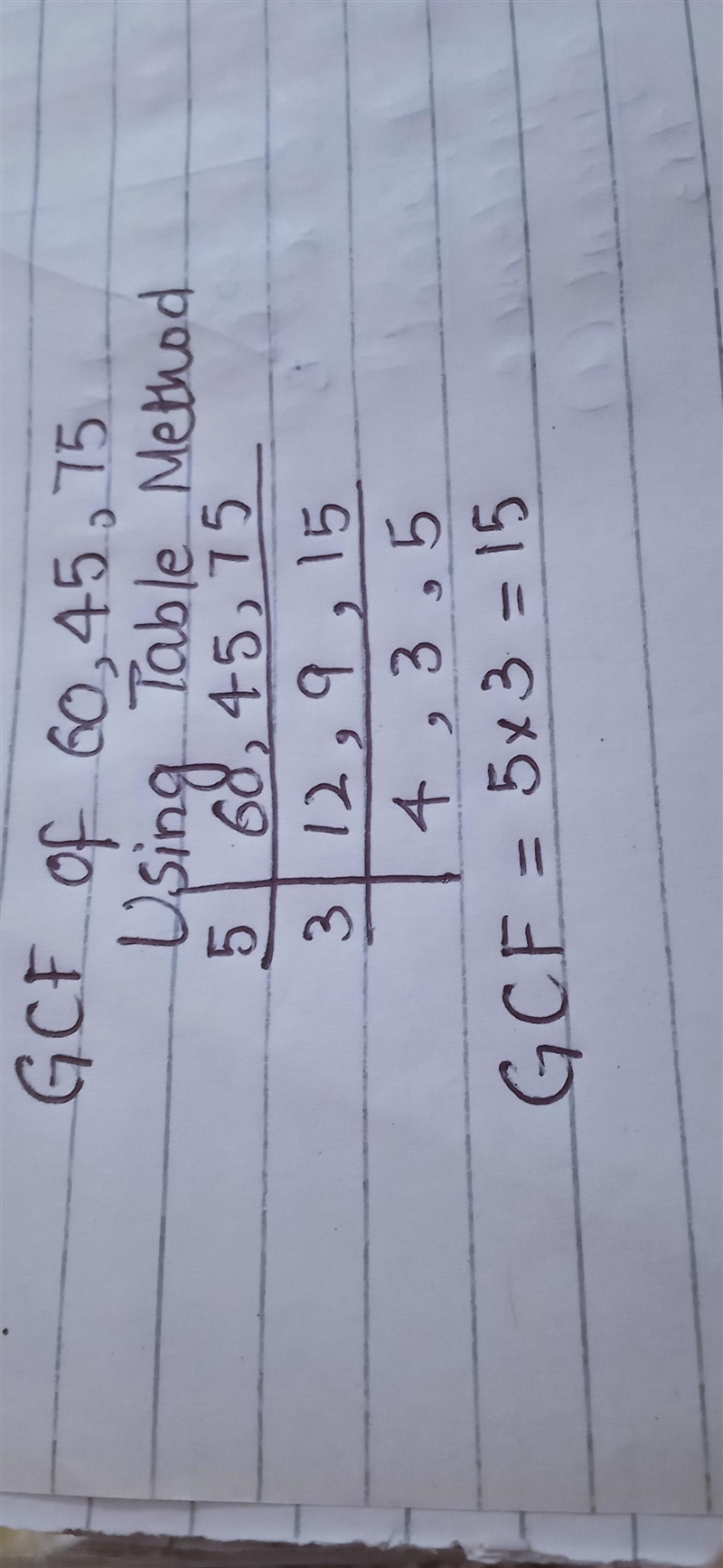 What is the greatest common factor Of 60 45 and 75-example-1