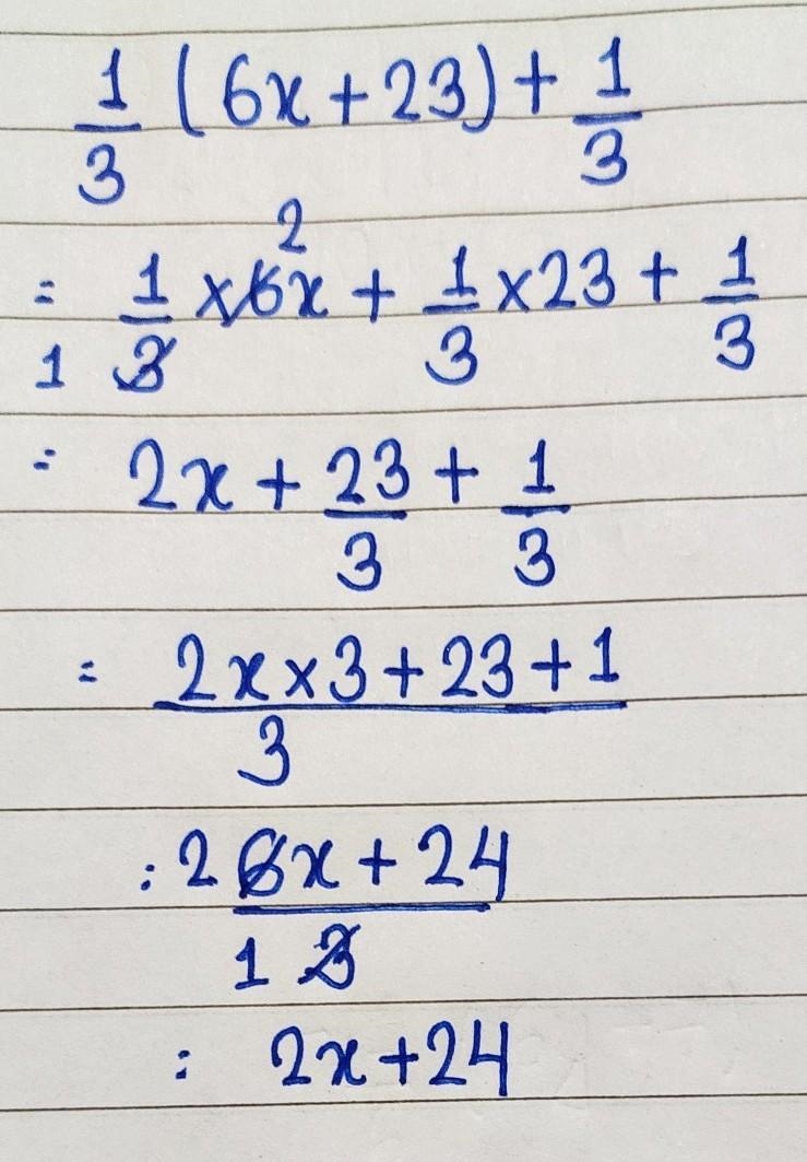 Use the distributive property to write the expression without parentheses. Then simplify-example-1