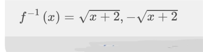 Find the inverse of the quadratic function. f(x)=x²-2 for x<0-example-1