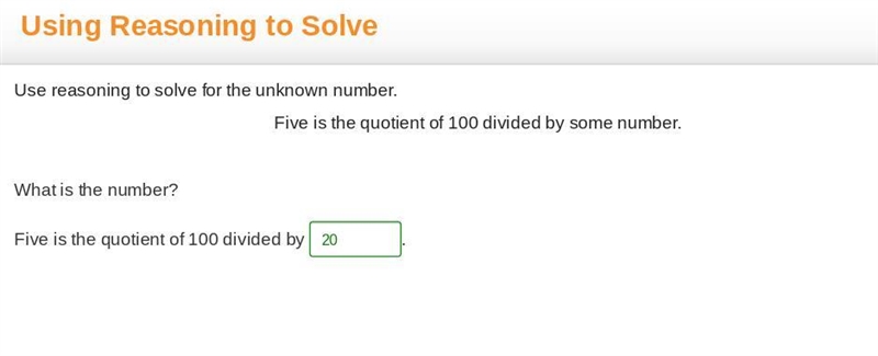 Why is the quotient of -100 divide (-5) the same as the quotient of 100 divide 5-example-1