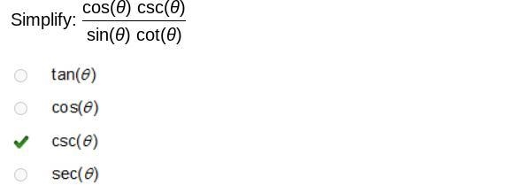 Simplify: cos(0) csc(0)/sin(0)cot(0) Tan(0) Cos(0) Csc(0) Sec(0)-example-1