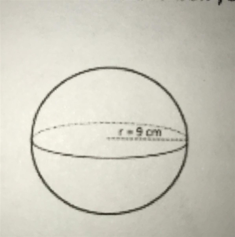 Please find the VOLUME of this figure... Write the formula and plug in the values-example-1