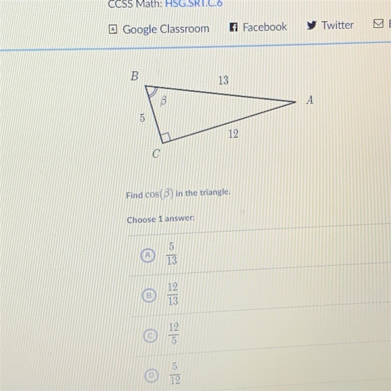 Trigonometric ratios in right triangles pls help-example-1