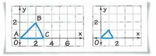 Paloma draws triangle ABC on a grid. She applies a rule to make the triangle on the-example-1