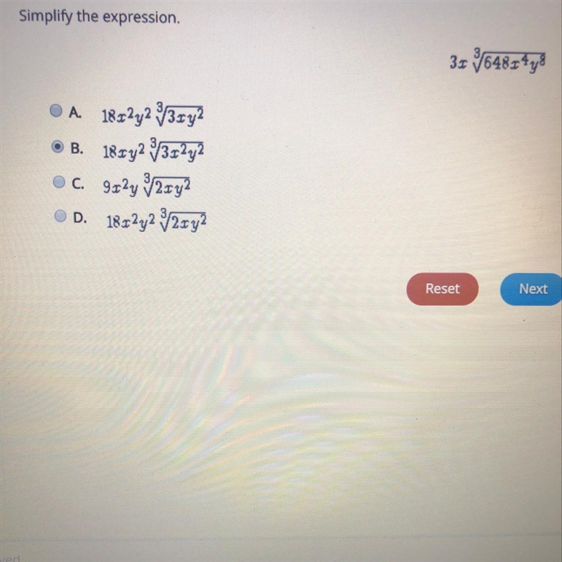 Simplify the expression:-example-1