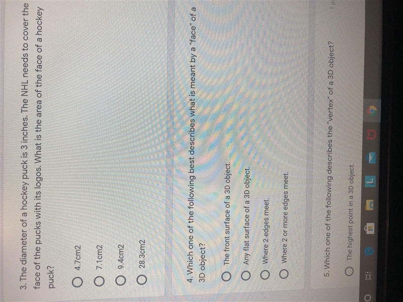 Easy question, 100 points Focus on question 3 and 4 Topic: Surface area and Volume-example-1