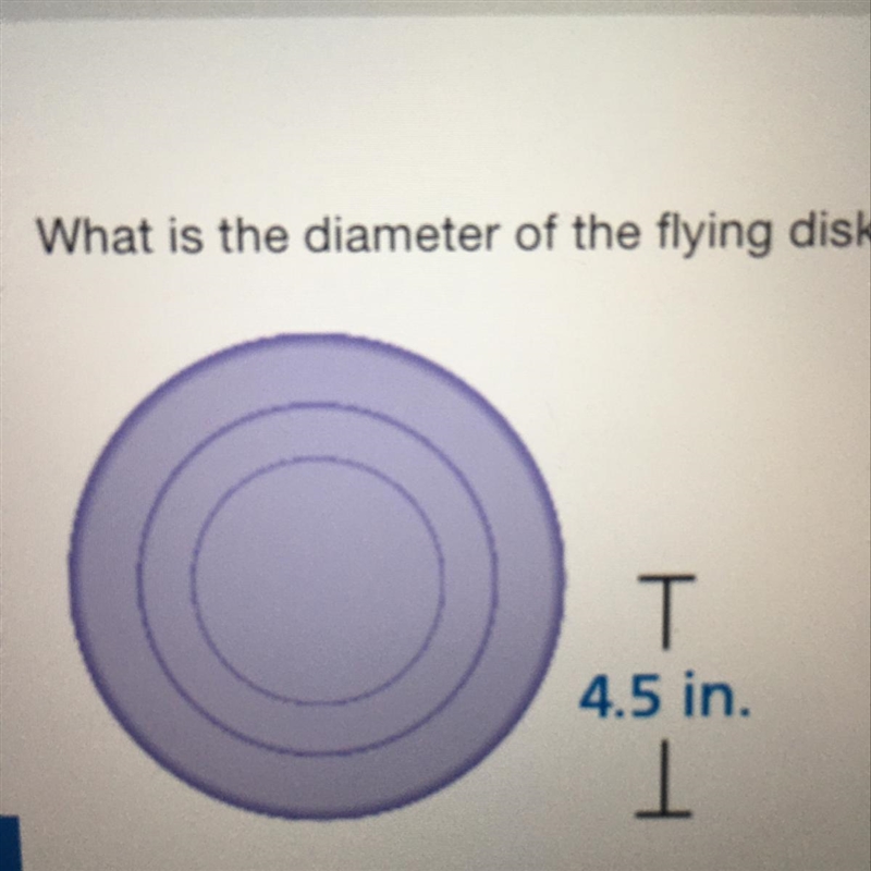 What is the diameter of the flying disk-example-1