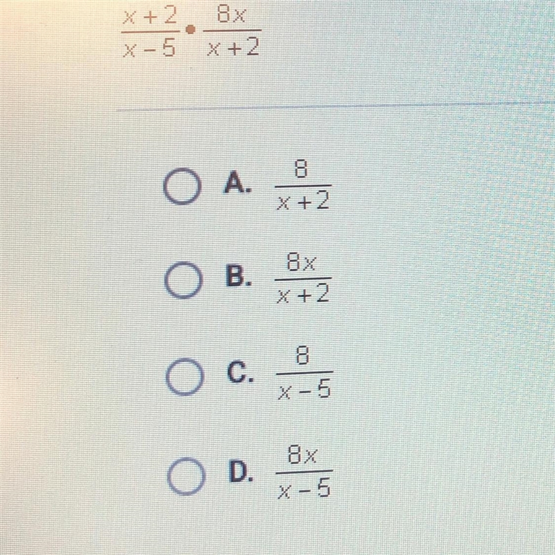 what is the product of the rational expressions shown below ? make sure your answer-example-1