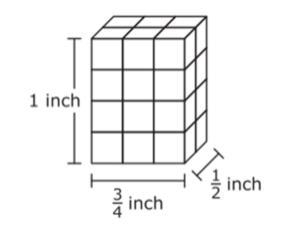 The right rectangular prism below is built with small cubes. What is the volume, in-example-1