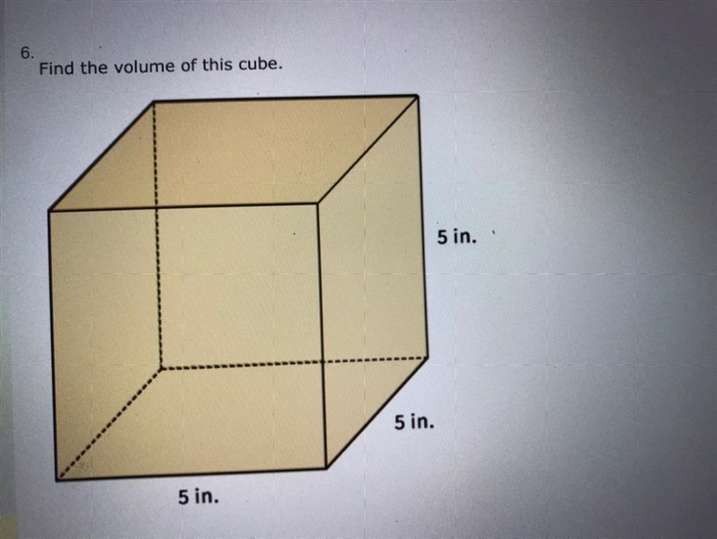 A. 625in^3 B. 25in^3 C. 125in^3 D. 5in^3-example-1