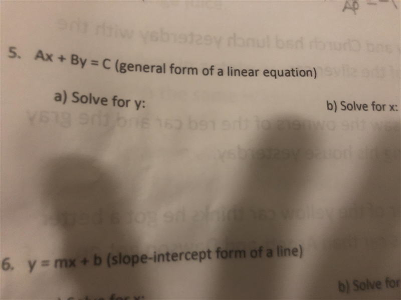 Complete 5 A,B for 10 points.-example-1