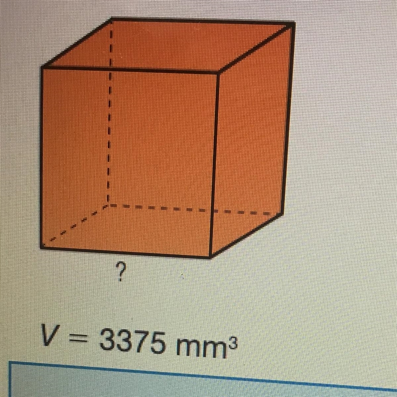 How to find the missing measure of the cube with the volume?-example-1