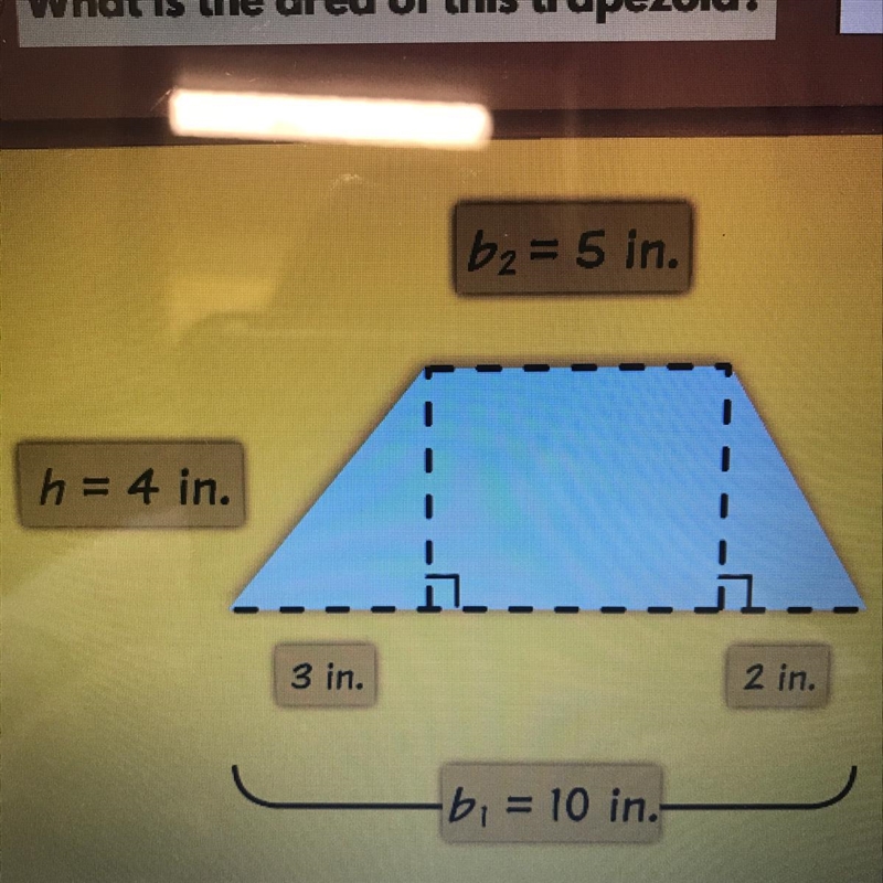 What is the area of the trapezoid-example-1