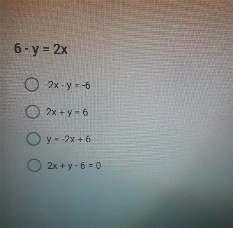 Please tell me the standard form for this equation.​-example-1